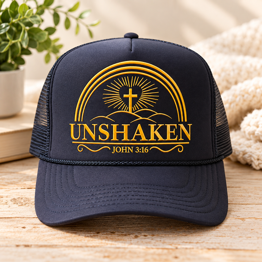 Unshaken Christian Trucker Hat